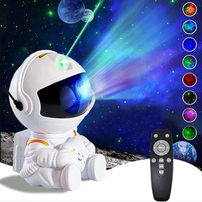 Astronaut Star Projector Galaxy Night Light - EzDABble