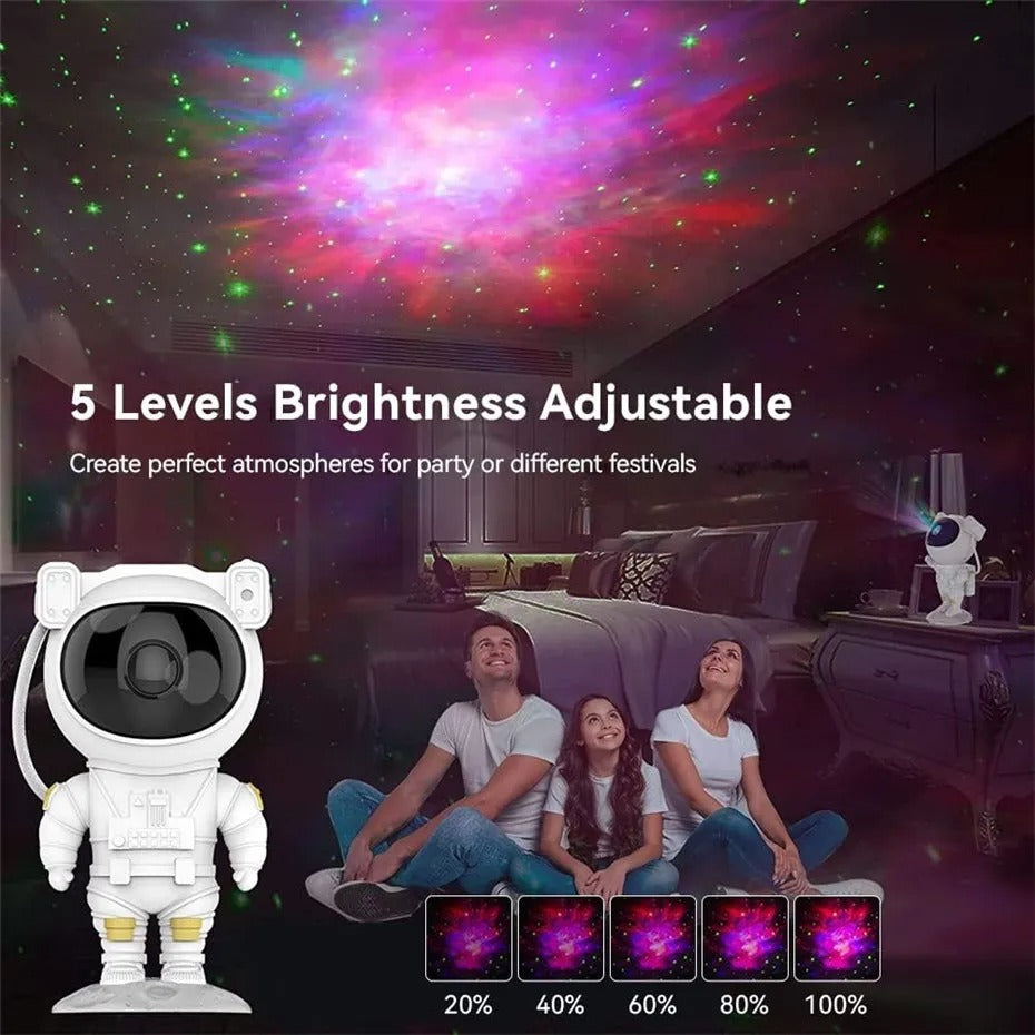 Astronaut Star Projector Galaxy Night Light - EzDABble