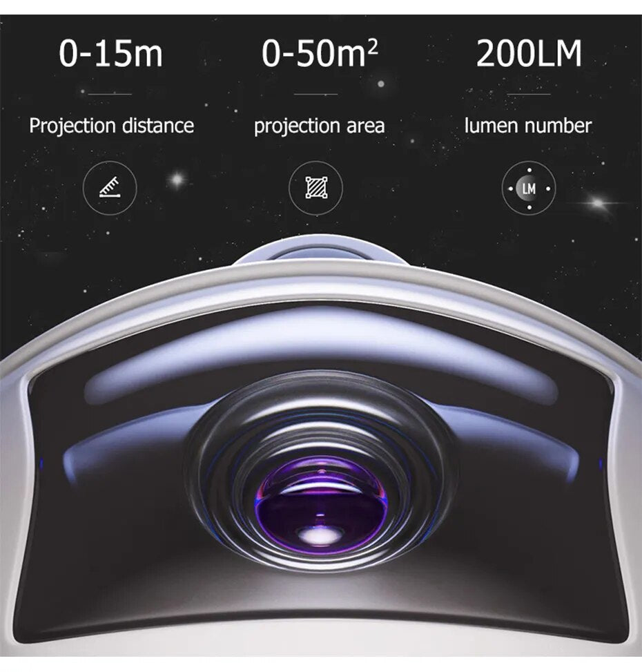 Astronaut Star Projector Galaxy Night Light - EzDABble