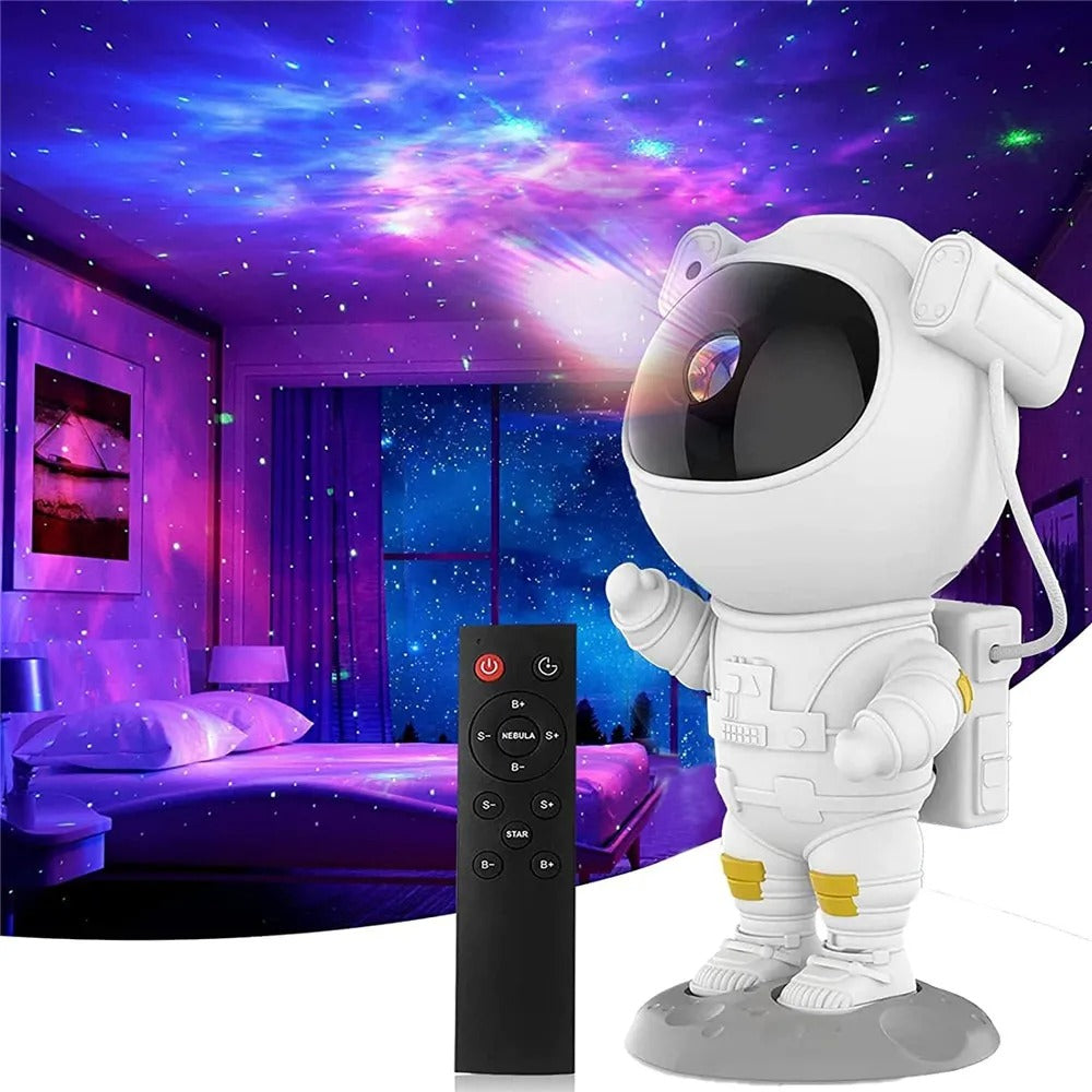 Astronaut Star Projector Galaxy Night Light - EzDABble