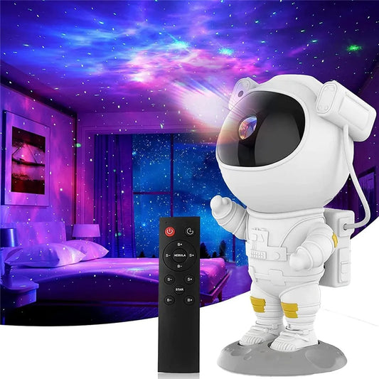 Astronaut Star Projector Galaxy Night Light - EzDABble