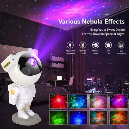 Astronaut Star Projector Galaxy Night Light - EzDABble