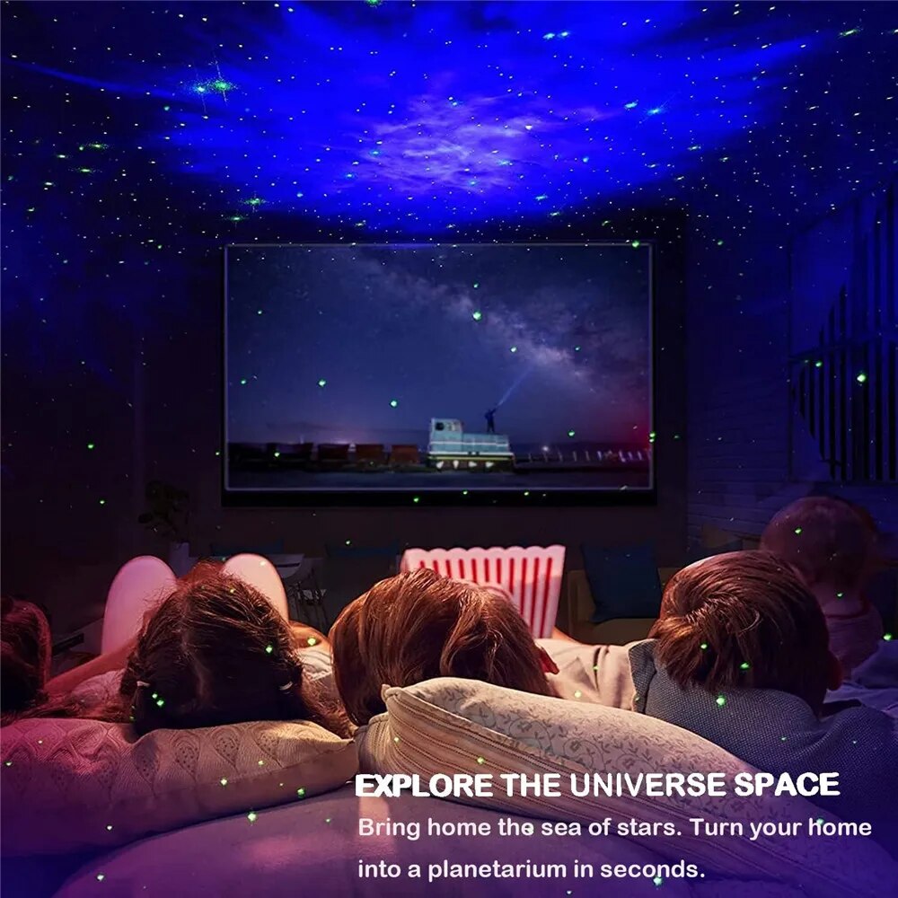 Astronaut Star Projector Galaxy Night Light - EzDABble