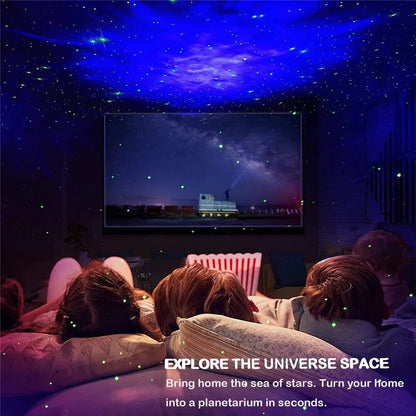 Astronaut Star Projector Galaxy Night Light - EzDABble