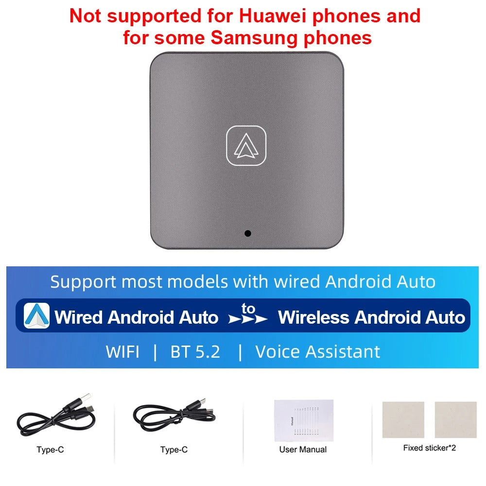 Wireless Android Auto Adapter, Wireless Android Auto Dongle, Android Auto  Adapter For Android Phones